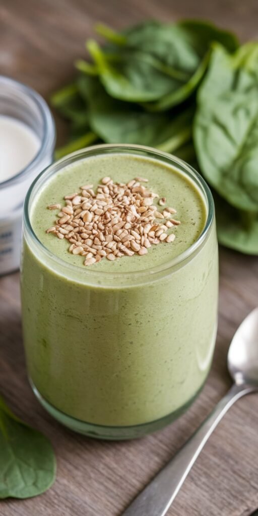 10 Dairy-Free Smoothie Recipes So Creamy, You'll Forget Milk Ever Existed 5 Green Goddess with Coconut