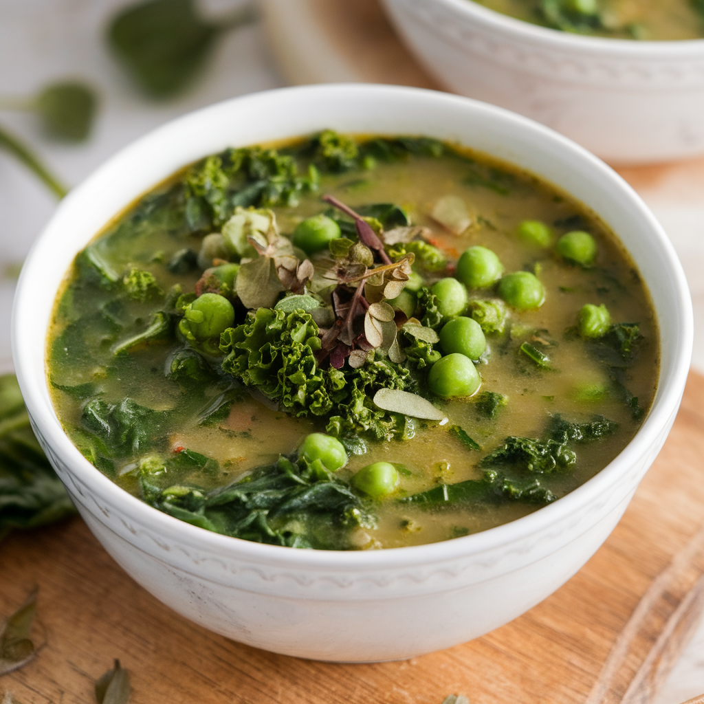 Green Vegetable Soup for Clean Eating