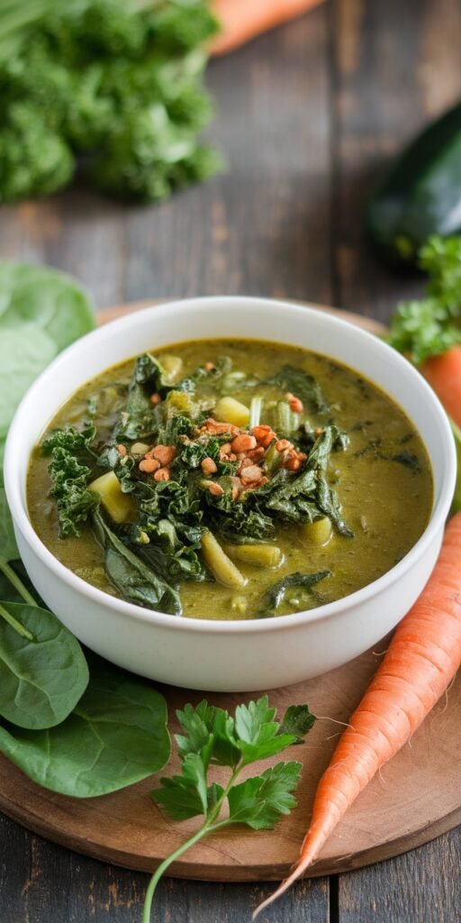 Easy Green Vegetable Soup for Clean Eating 2 Green Vegetable Soups