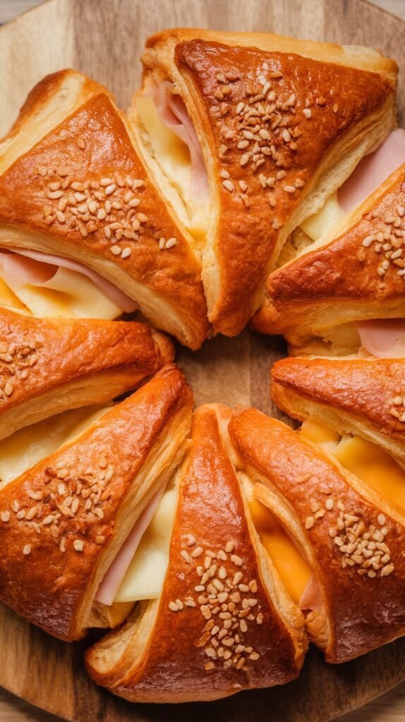 21 Easy Recipes Using Puff Pastry Sheets 5 Ham and Cheese Croissants