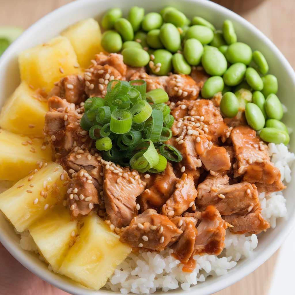Hawaiian Chicken Poke Bowl