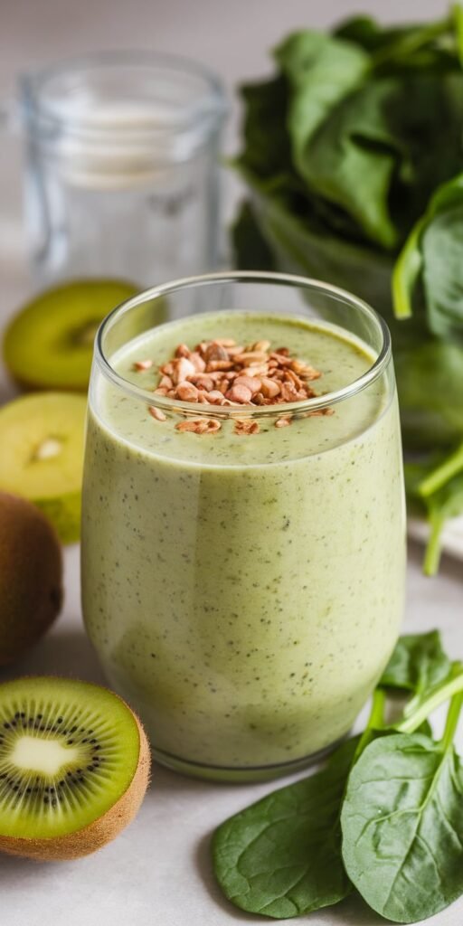 13 Low-Calorie Smoothie Recipes for Clean Eating & Fat Loss 12 Kiwi Spinach Detox
