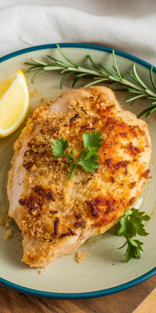 Longhorn Style Parmesan Crusted Chicken