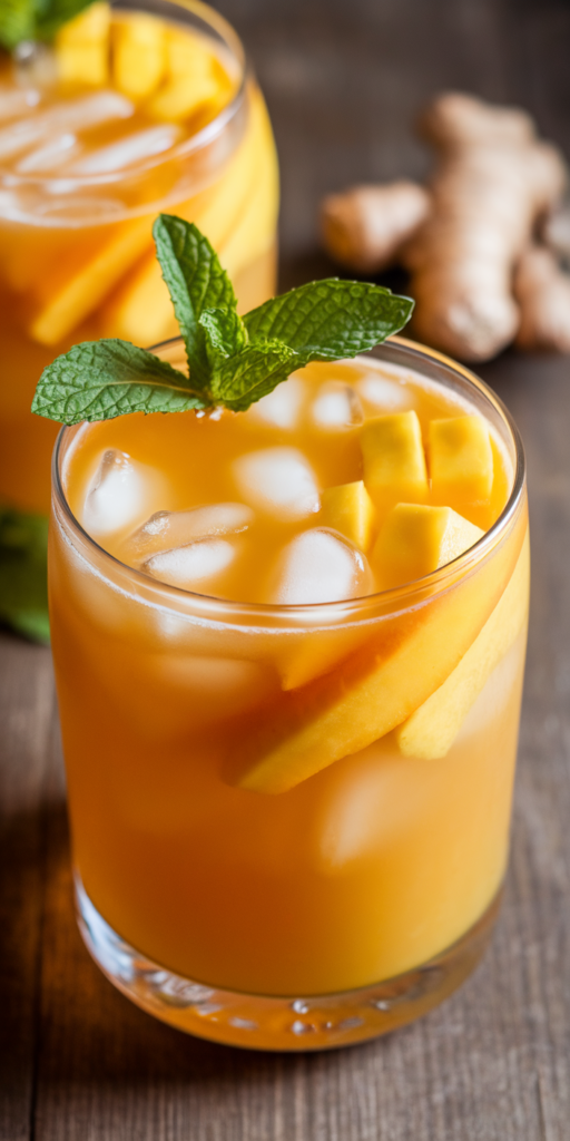 12 Refreshing Detox Water Recipes That Cleanse Your Body 11 Mango Ginger