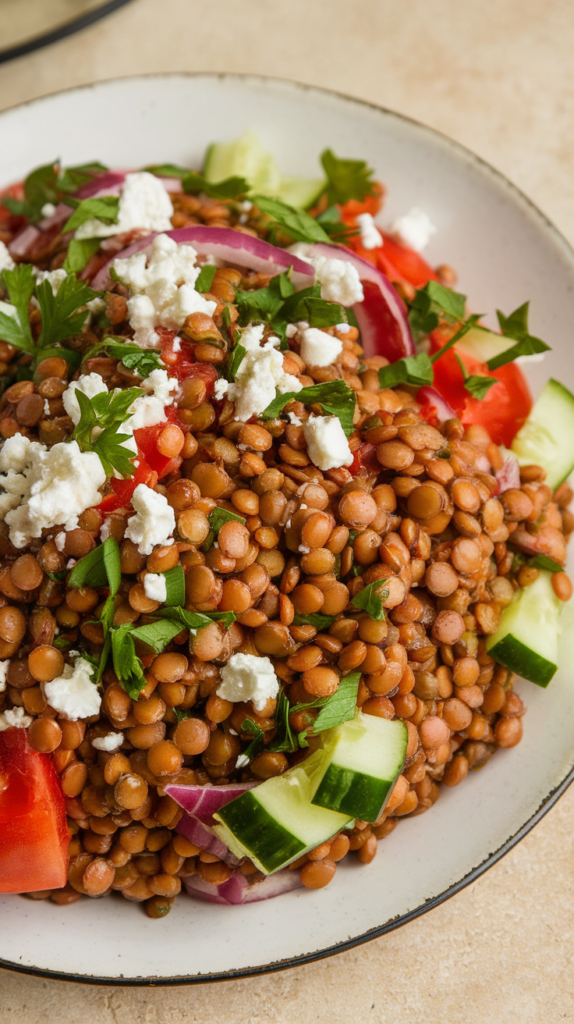 21 Daniel Fast Recipes So Good You'll Forget You're Technically Fasting 18 Mediterranean Lentil Salad