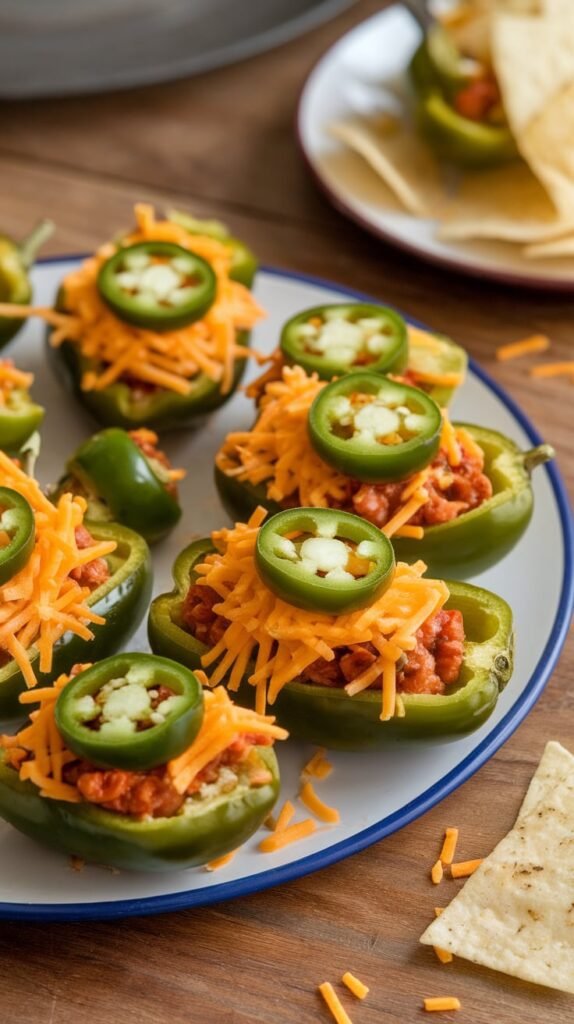 Mini Bell Pepper Nachos