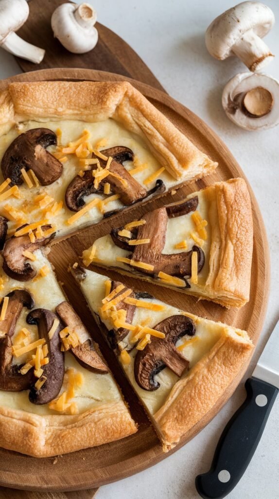 21 Easy Recipes Using Puff Pastry Sheets 6 Mushroom and Gruyere Tart