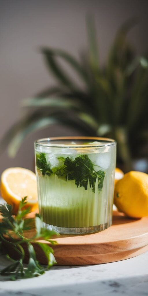 5 Natural Liver Detox Drinks Using Simple Kitchen Ingredients 5 Parsley Lemon Morning Flush