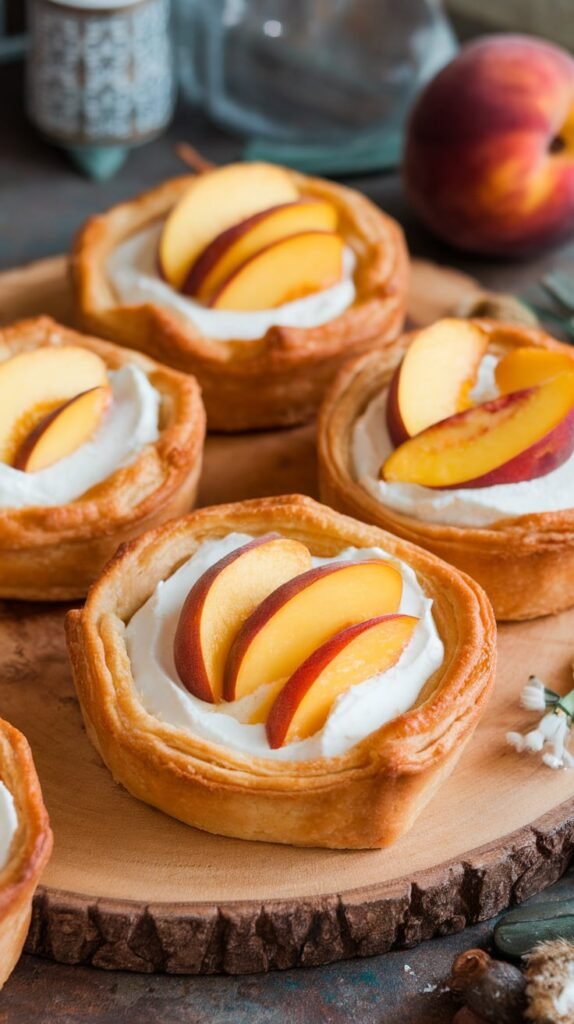 21 Easy Recipes Using Puff Pastry Sheets 21 Peach and Cream Cheese Tarts