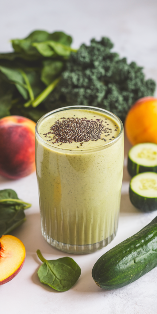 Peachy Green Protein Machine