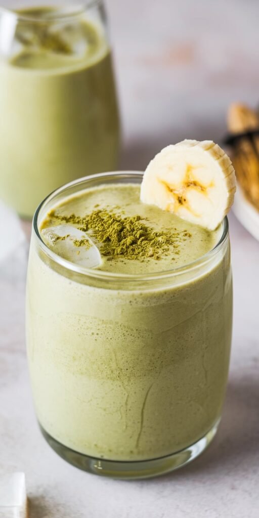 18 Creamy Matcha Smoothies for Breakfast Bliss 3 Peanut Butter Matcha Power Shake