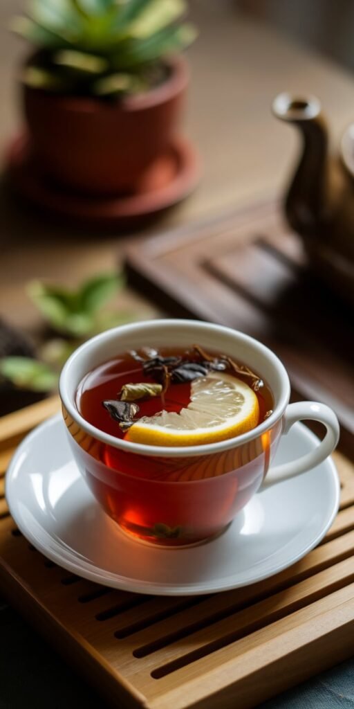 9 Detox Teas for Weight Loss That Actually Taste Good 9 Pu erh Tea Lemon Digestive Aid
