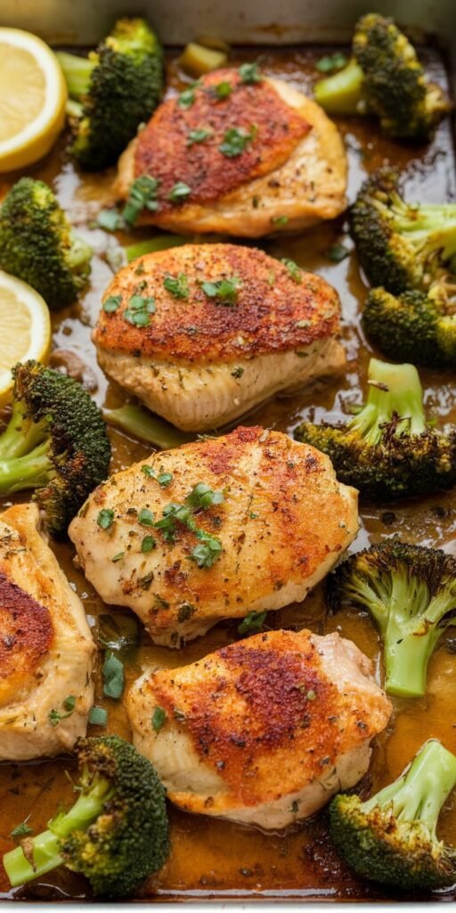 14 Nutritious Dinner Ideas That Aren’t Boring Salads 2 Sheet Pan Lemon Garlic Chicken Broccoli