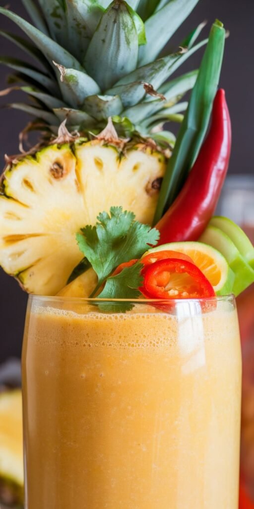 Spicy Pineapple Veggie Kick