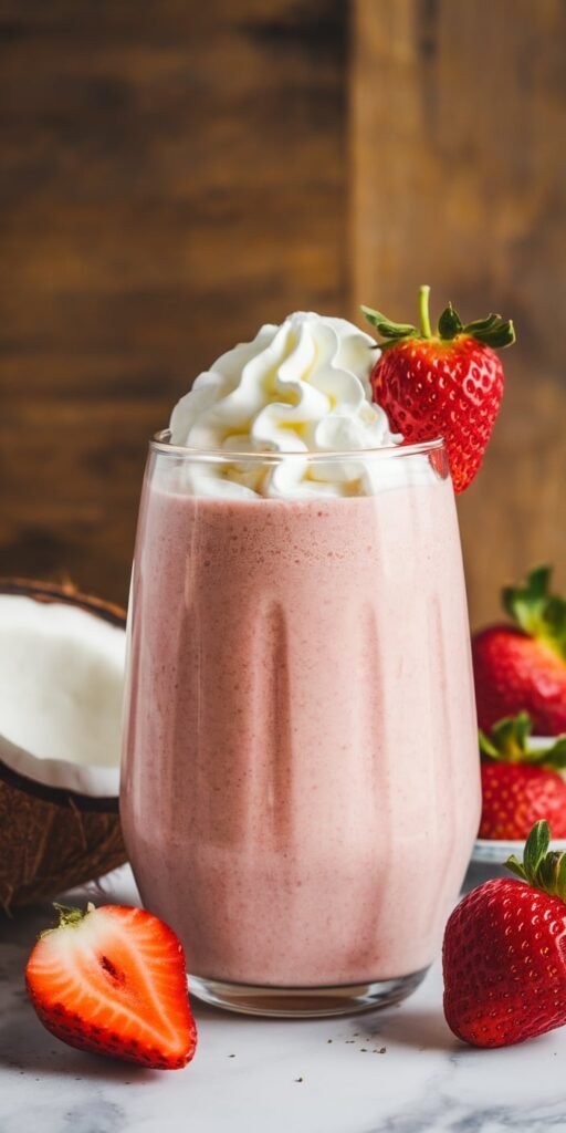 10 Dairy-Free Smoothie Recipes So Creamy, You'll Forget Milk Ever Existed 10 Strawberry Coconut Cheesecake