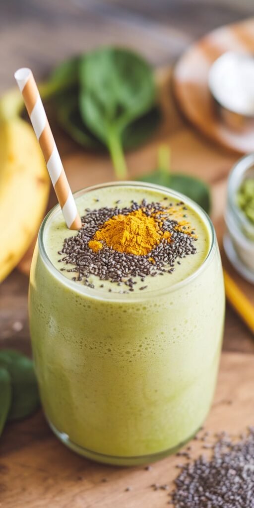 18 Creamy Matcha Smoothies for Breakfast Bliss 15 Tropical Turmeric Matcha Glow