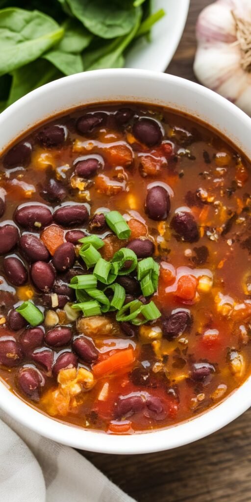 Protein-Packed Vegan Black Bean Soup for Weight Loss 2 Vegan Black Bean Soups