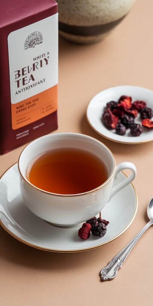 9 Detox Teas for Weight Loss That Actually Taste Good 8 White Tea Berry Antioxidant Tea