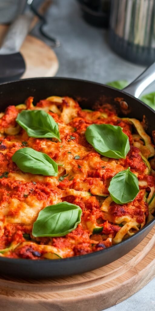14 Nutritious Dinner Ideas That Aren’t Boring Salads 5 Zucchini Noodle Lasagna Skillet