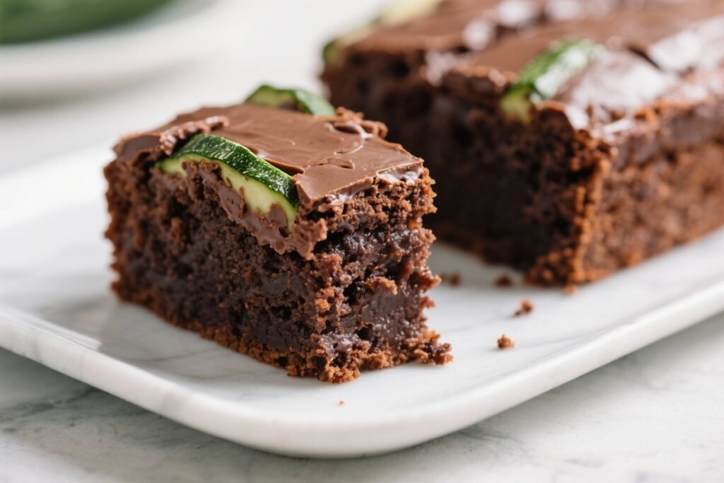 Zucchini Chocolate Snack Cake