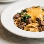 Cheesy Protein-Packed Beef Pasta with Spinach 2 Beef Pasta