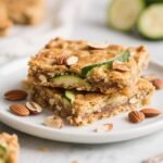 Maple Almond Zucchini Breakfast Bars 2 Zucchini Breakfast Bars