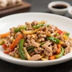 Easy Ground Turkey and Veggie Stir-Fry with Ginger Soy Glaze 1 Ground Turkey