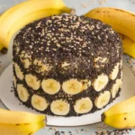 Black Sesame Banana Cake