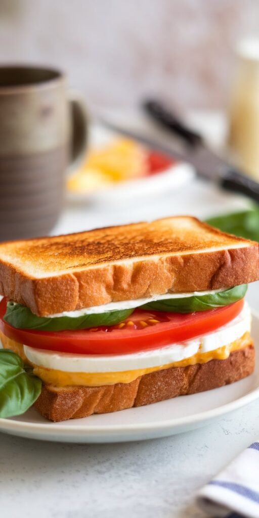 Caprese Breakfast Sandwich