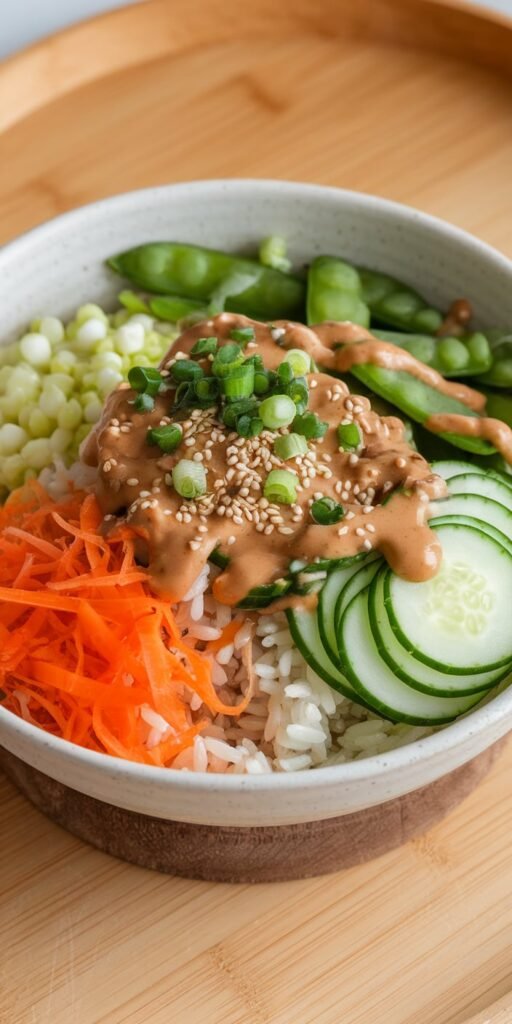 15 Cold Lunch Ideas for Work (No Reheating) 13 Cold Sesame Cucumber Rice Bowl