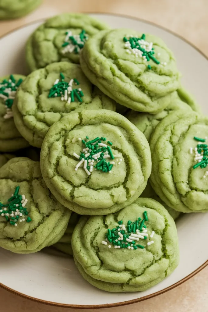 Creme de Menthe Cookies