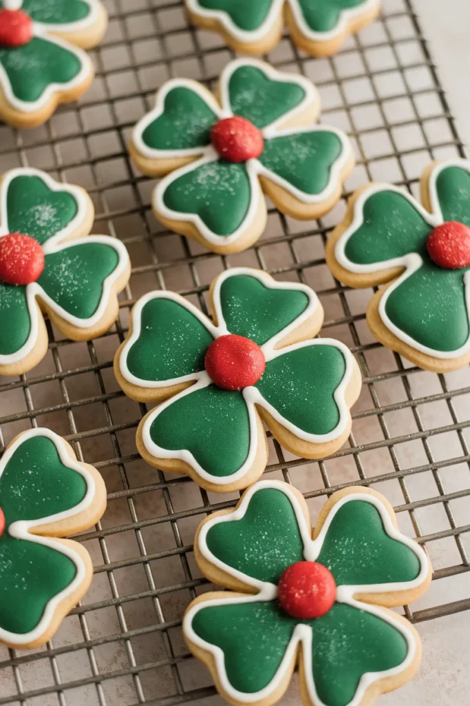 Four Leaf Clover Cookies