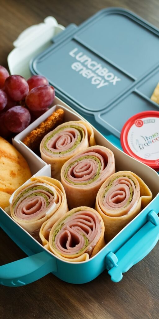 15 Cold Lunch Ideas for Work (No Reheating) 12 Ham Cheese Pinwheels Lunchbox Energy