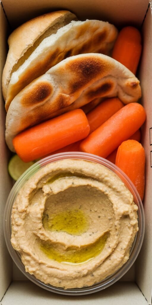 15 Cold Lunch Ideas for Work (No Reheating) 6 Hummus Snack Box Lunch