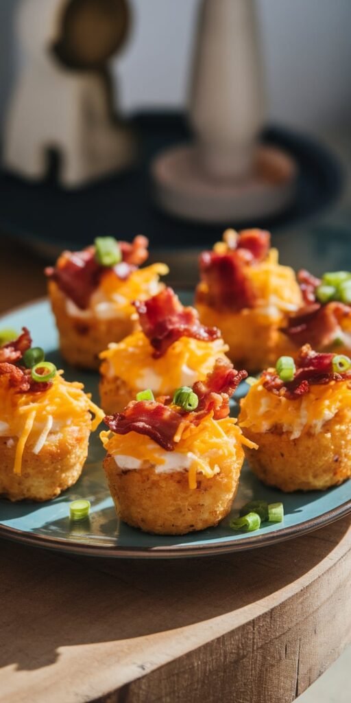 9 Mini Super Bowl Party Foods 2 Mini Loaded Tater Tot Cups