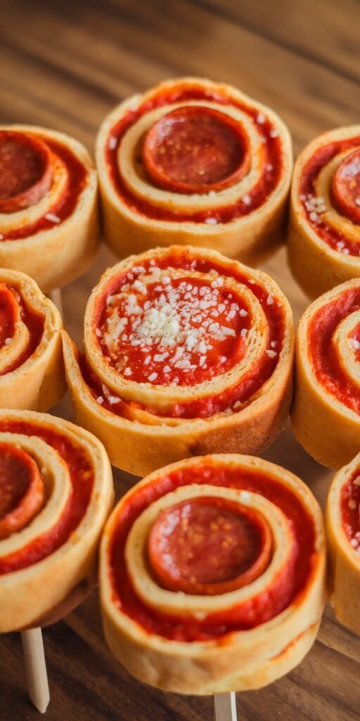9 Mini Super Bowl Party Foods 5 Mini Pepperoni Pizza Pinwheels