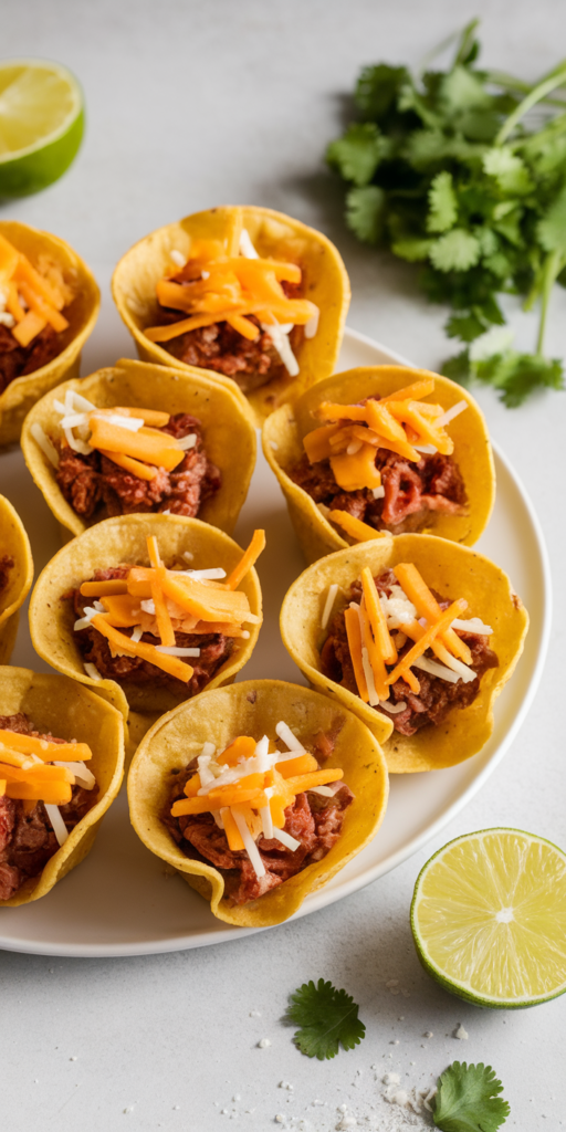 9 Mini Super Bowl Party Foods 4 Mini Taco Cups