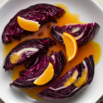 Roasted Red Cabbage Wedges with Orange Dressing – Easy, Colorful & Crazy Delicious! 3 Roasted Red Cabbage Wedges with Orange