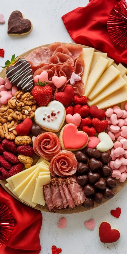 13 Valentine’s Day Charcuterie Boards 7 Sweet Salty Valentine Snack Board