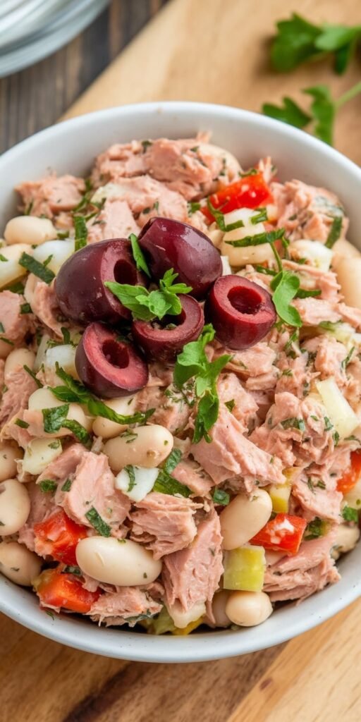 15 Cold Lunch Ideas for Work (No Reheating) 5 Tuna White Bean Salad No Mayo