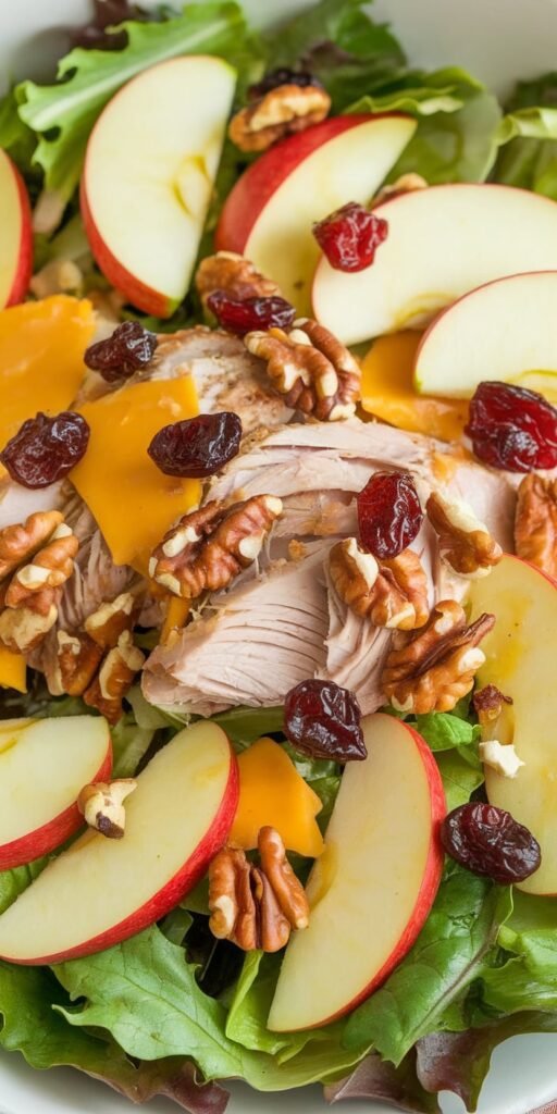 15 Cold Lunch Ideas for Work (No Reheating) 14 Turkey Apple Cheddar Salad Sweet Savory