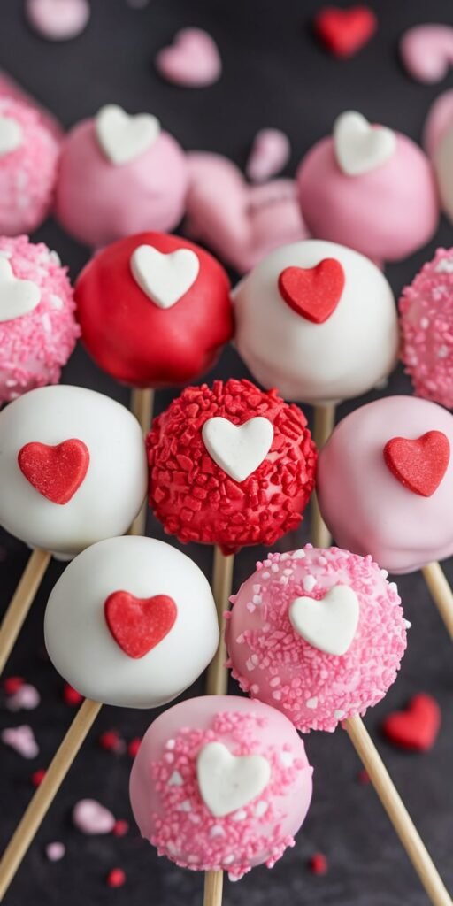 Valentine’s Day Mini Cake Pops (Easy + Adorable!) 2 Valentines Day Mini Cake Pop