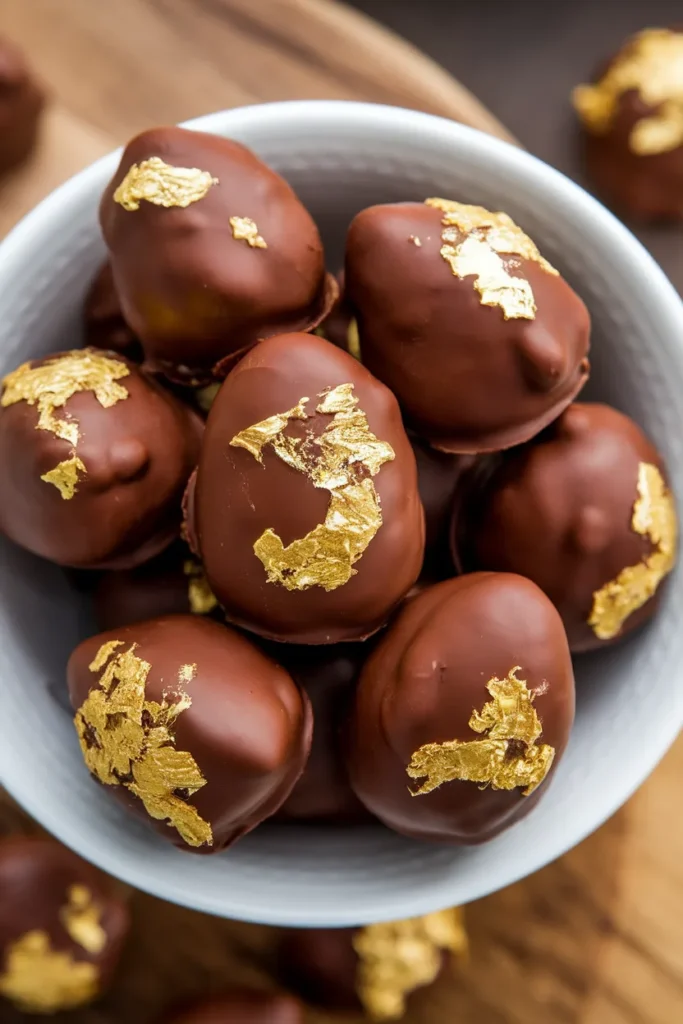 Almond Butter Easter Egg Truffles