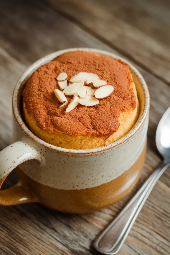 Apple Cinnamon Almond Flour Mug Cake