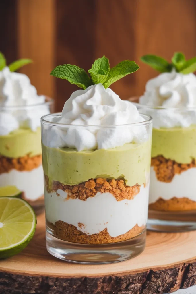 Avocado Key Lime Pie Parfaits