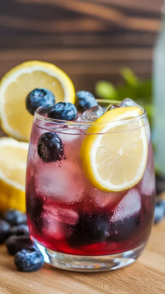 10 Refreshing Spring Cocktails for an Instant Energy Boost 8 Blueberry Lemonade Vodka Spike