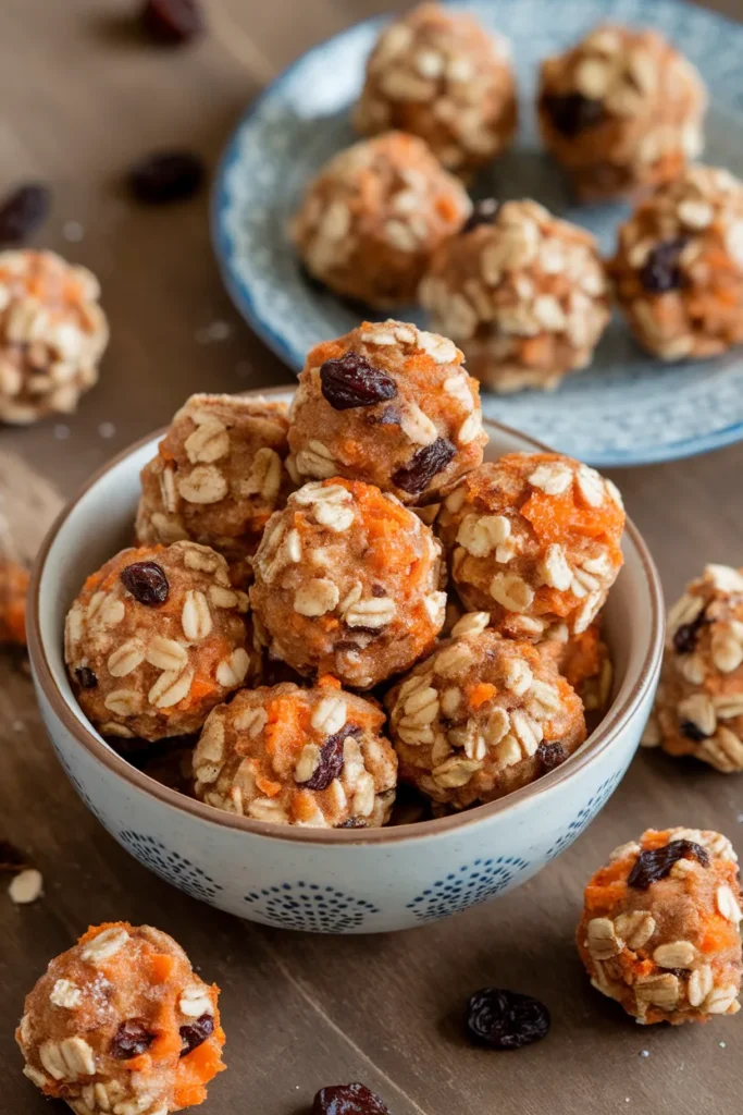 Carrot Cake Oat Balls