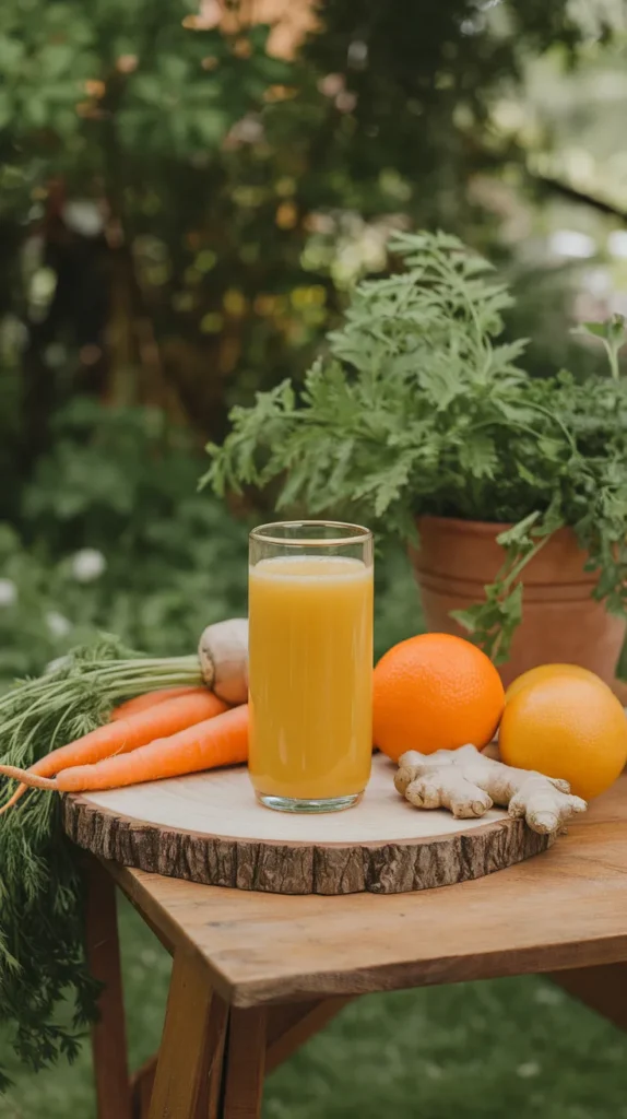 7 Fresh Juice Recipes for Acne-Prone Skin 2 Carrot Glow Complexion Juice