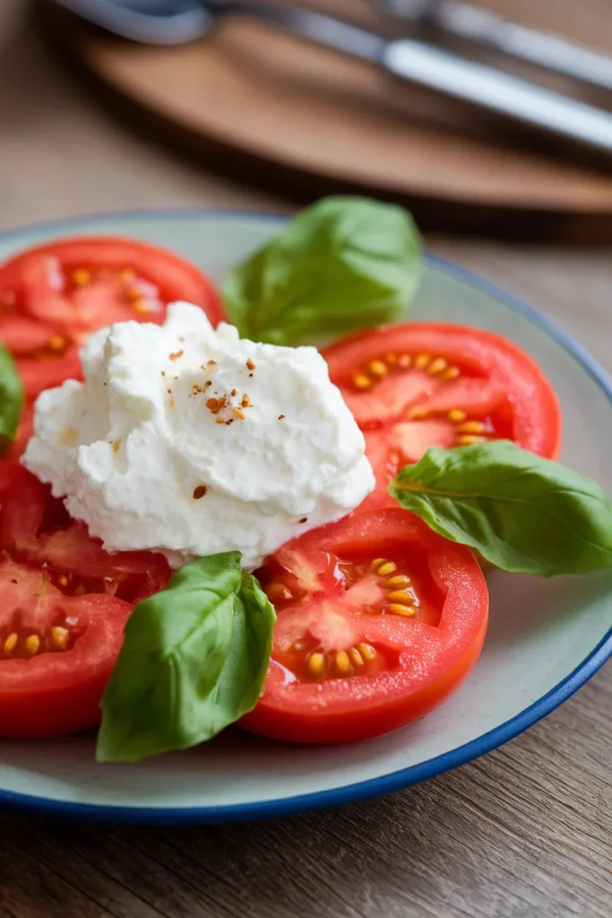 11 Low-Carb Cottage Cheese Lunch Ideas 4 Cottage Cheese Caprese Salad