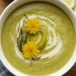 Creamy Dandelion and Leek Soup 3 Creamy Dandelion and Leek Soup